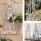 2 Pcs Artificial Flowers Garland for 0utdoors Faux Gardenia Garland